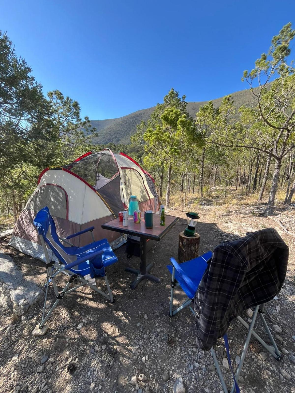 Camping En La Sierra De Arteaga Los Lirios Exteriér fotografie
