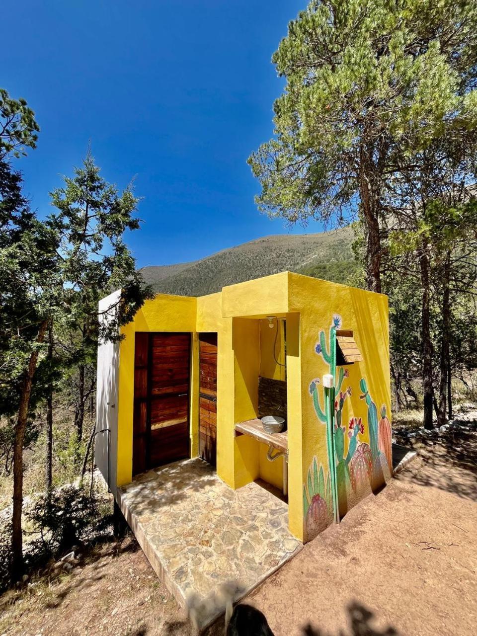 Camping En La Sierra De Arteaga Los Lirios Exteriér fotografie