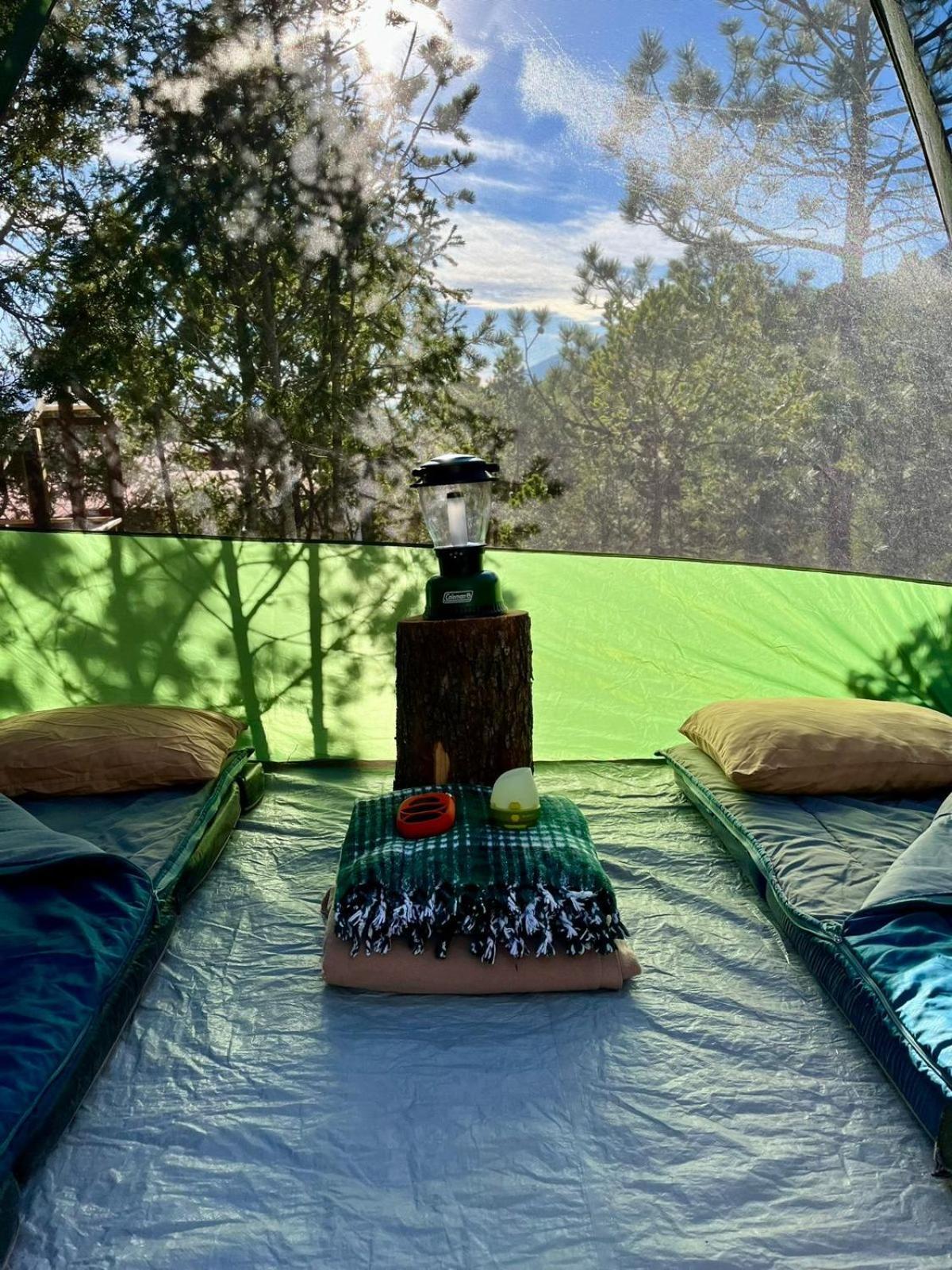 Camping En La Sierra De Arteaga Los Lirios Exteriér fotografie