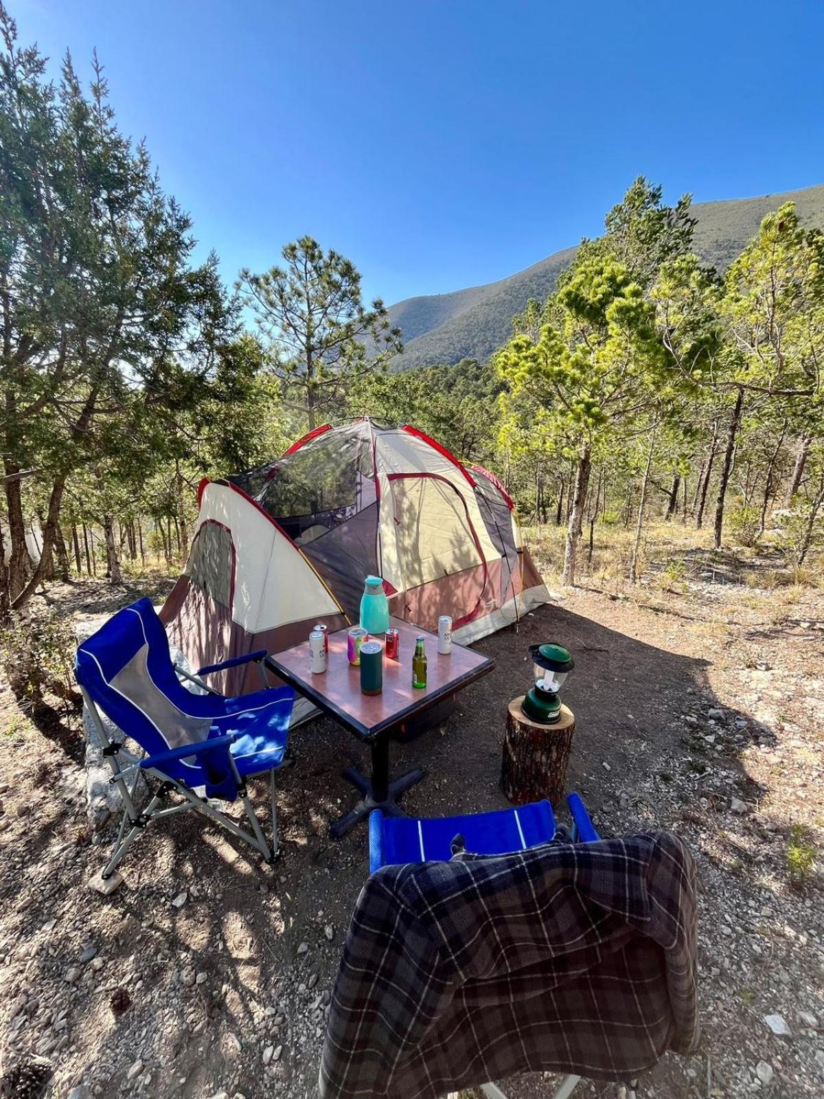 Camping En La Sierra De Arteaga Los Lirios Exteriér fotografie