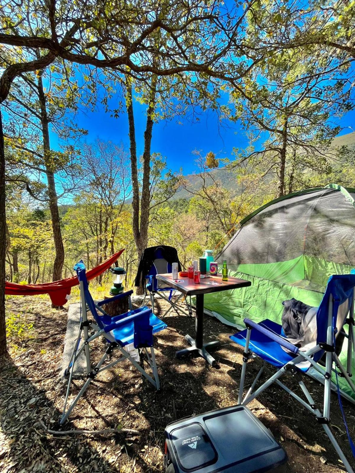 Camping En La Sierra De Arteaga Los Lirios Exteriér fotografie