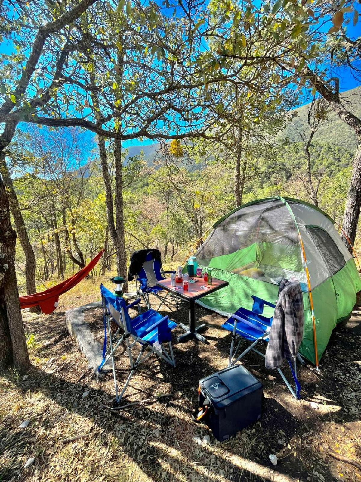 Camping En La Sierra De Arteaga Los Lirios Exteriér fotografie
